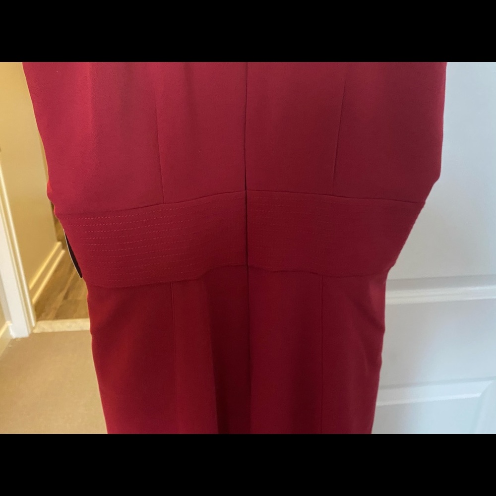 Sleeveless Eva Mendes Maroon Cocktail/Work Dress - Picture 7 of 7